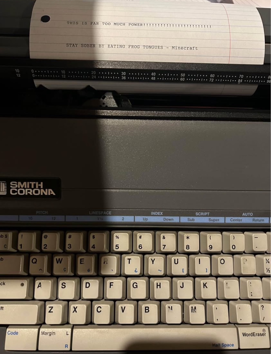 Smith Corona Typewriter with Mistake Correction