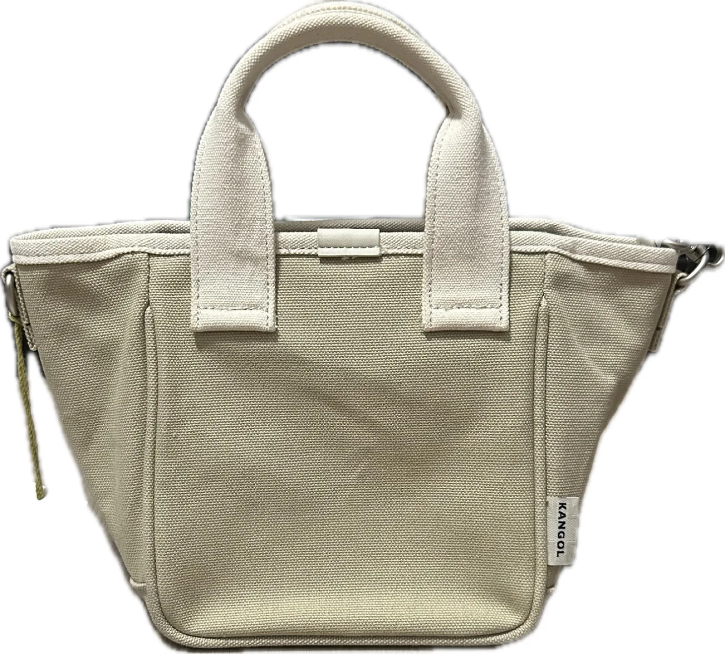 KANGOL Jacquard Canvas Tote Bag | Beige image indicator(2)