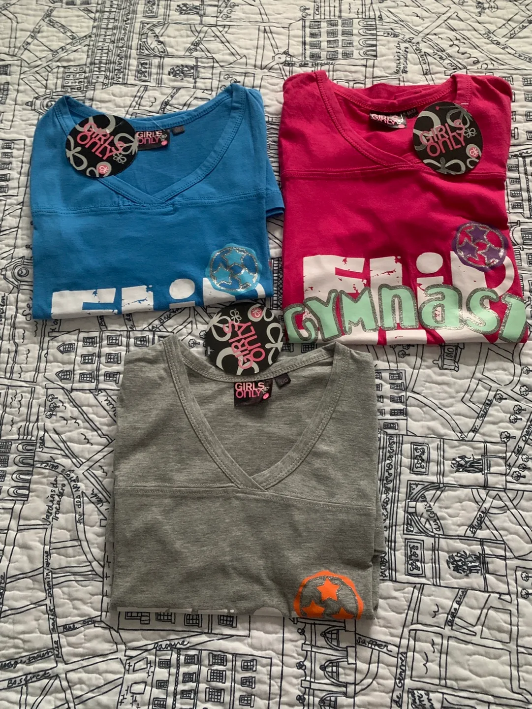 Girls Only Gymnastics T-Shirts (Size 10) image indicator(4)