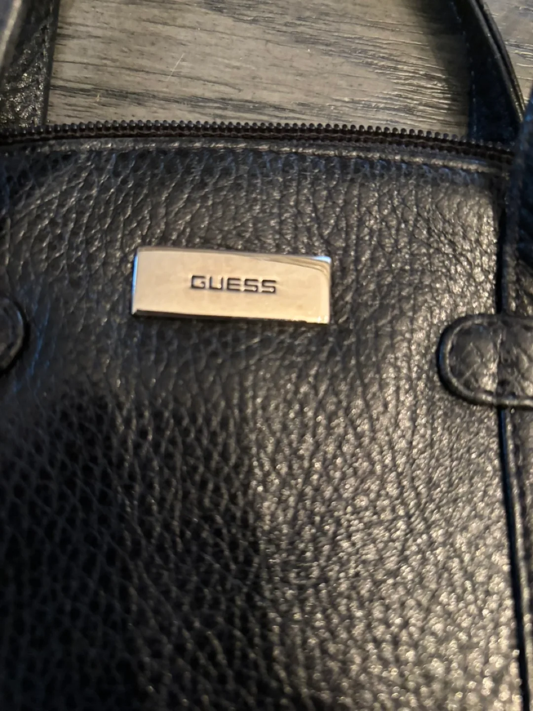 Guess Black Leather Crossbody Bag image indicator(3)