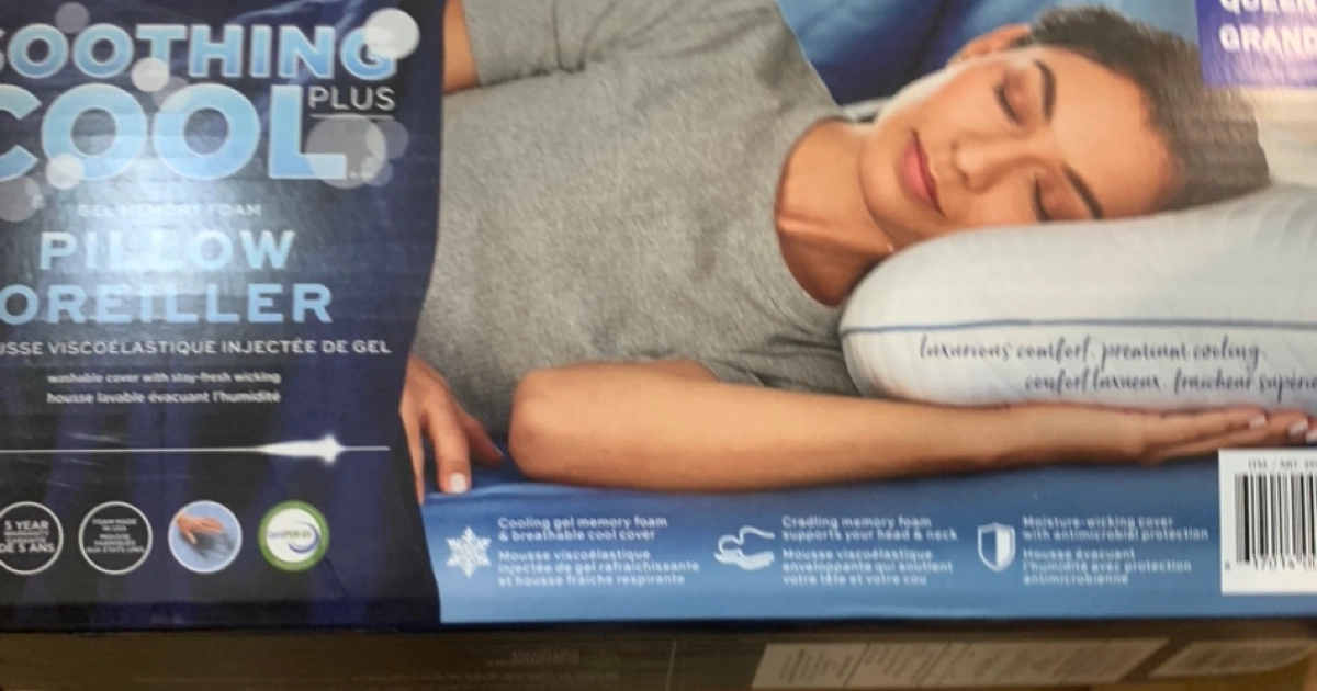 Pillow Costco Novaform Lasting Cool Pillow Reviews Novaform