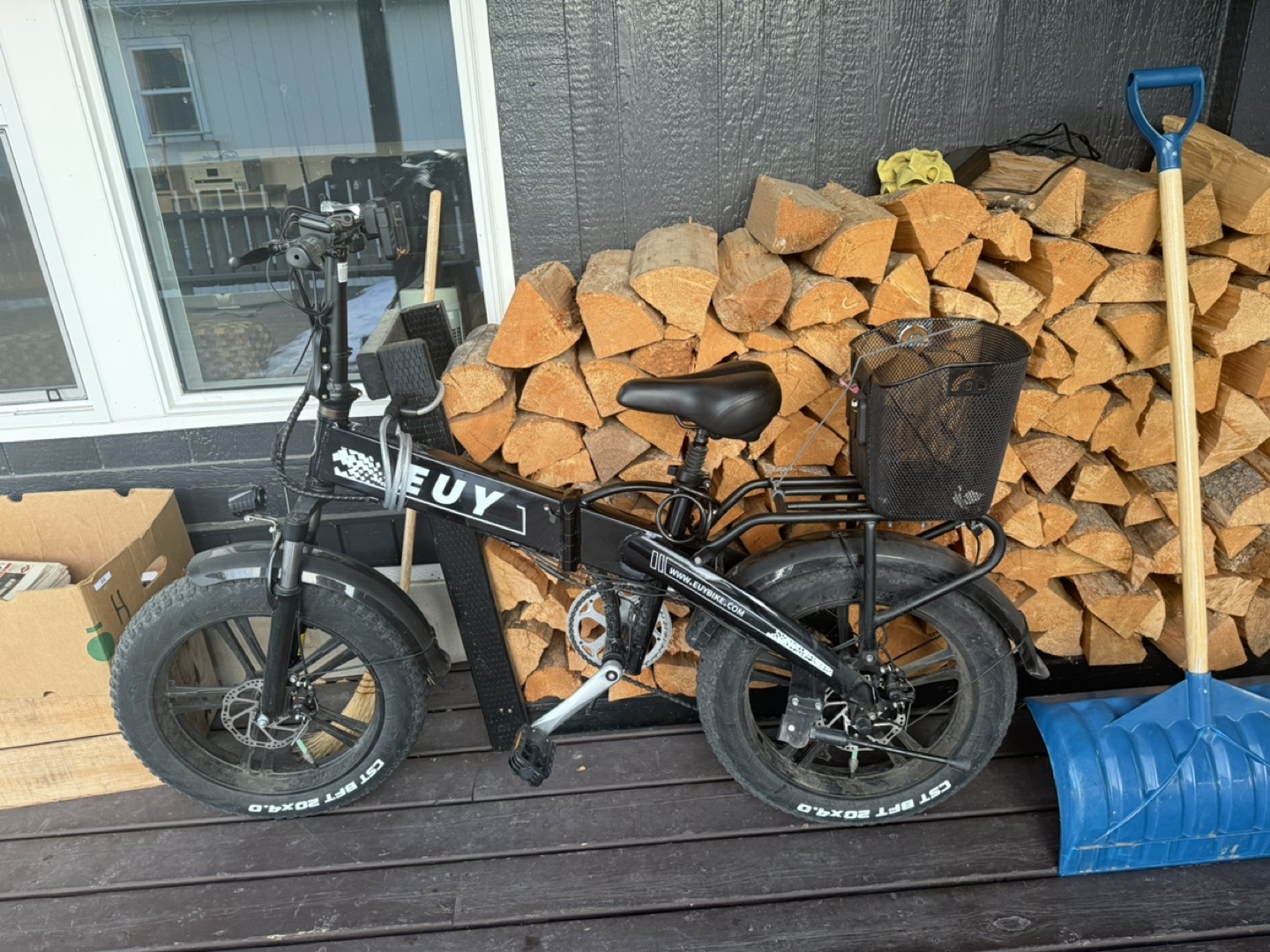 EUY Ebike Fat Tire Folding Electric Bicycle