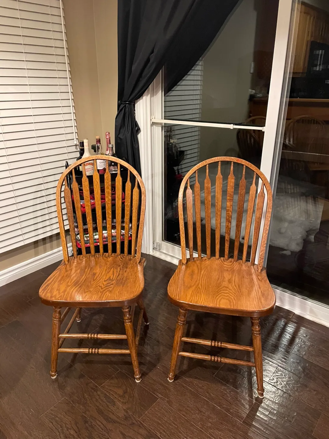 Set of Four Wooden Dining Chairs image indicator(3)