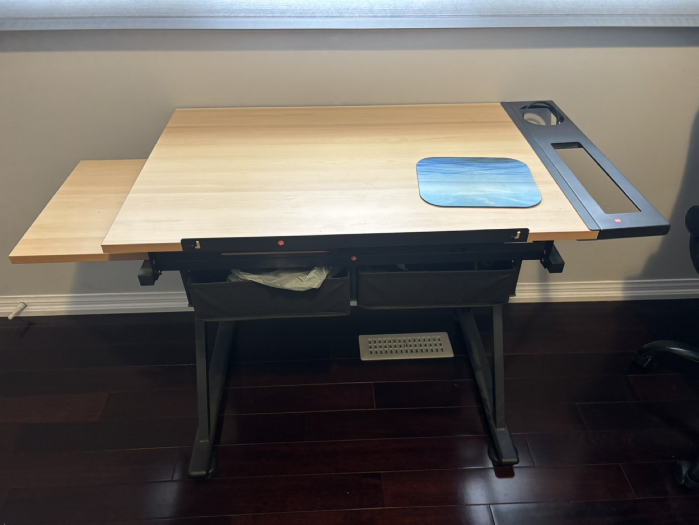 Adjustable Artist Drafting Table with Stool