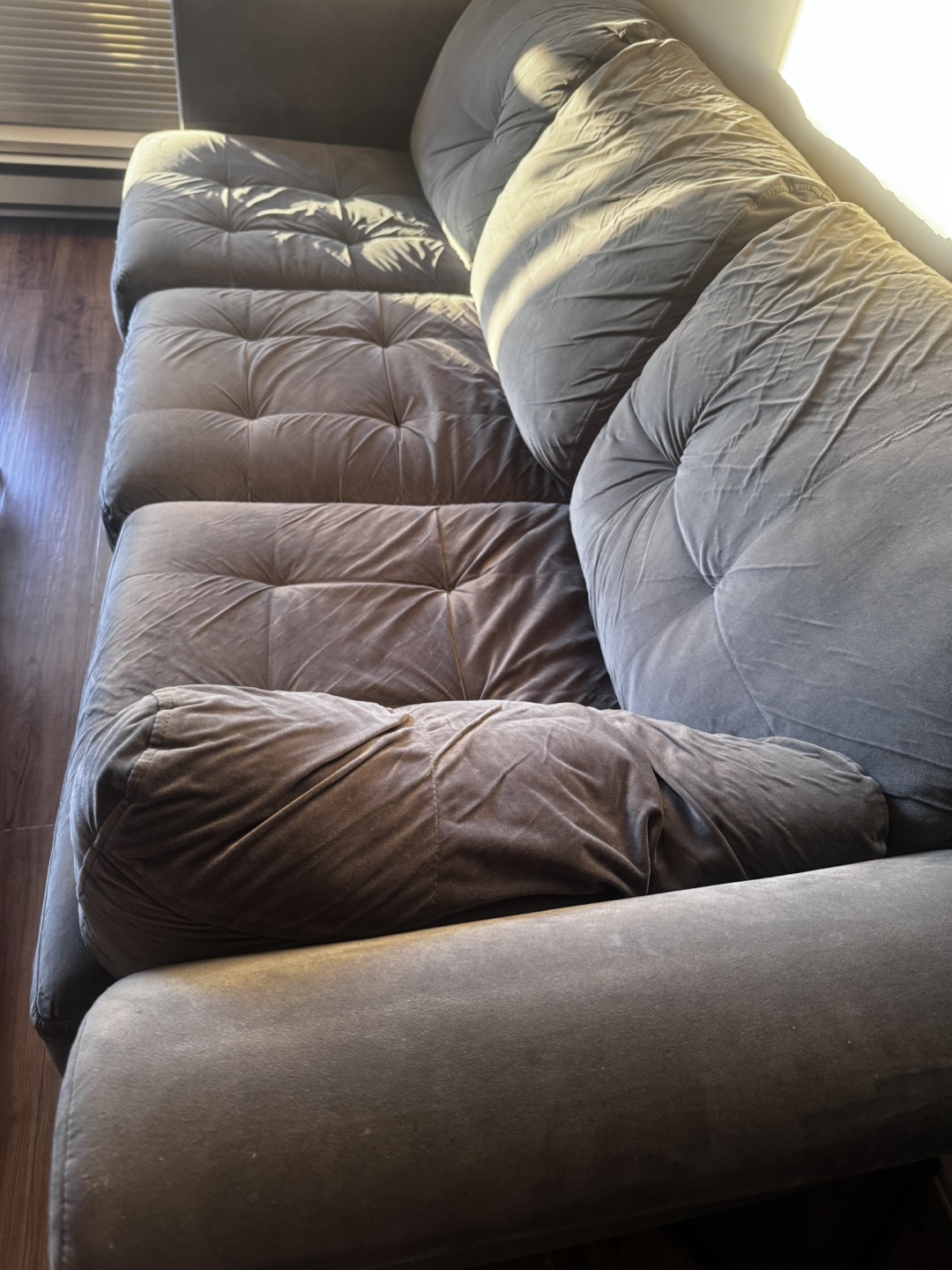 Grey Sectional Sofa - photo 2