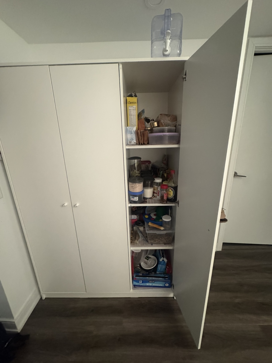 White Kitchen Pantry Cabinet - photo 3
