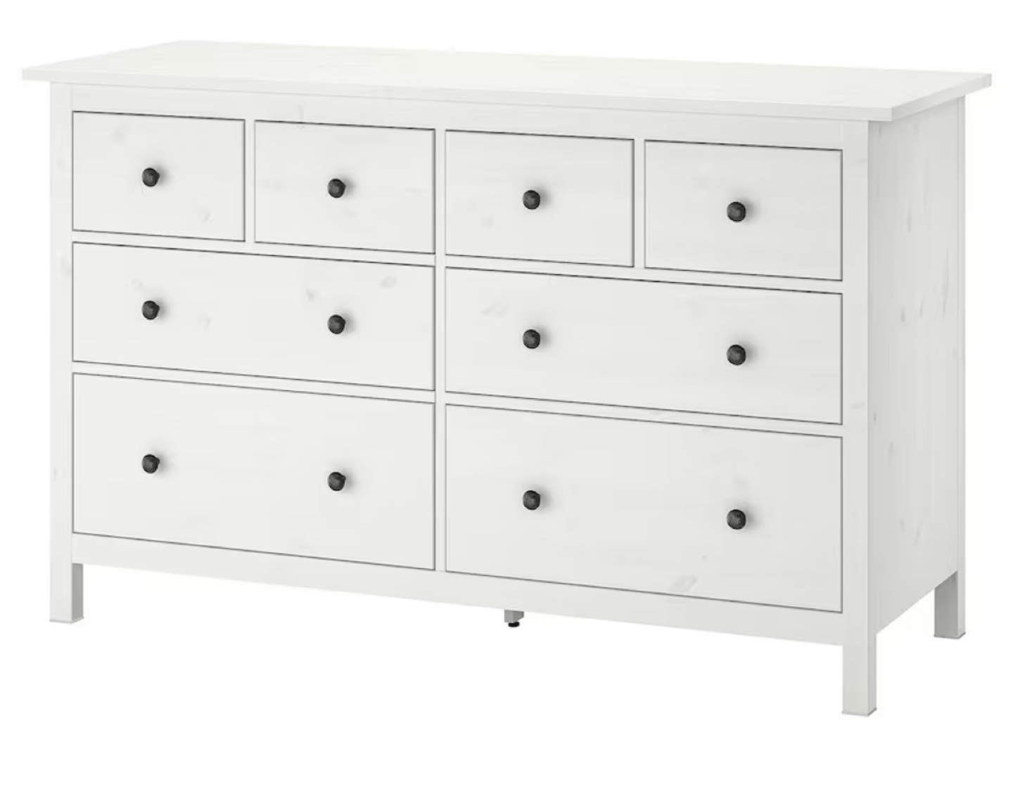IKEA Hemnes 8-Drawer Dresser White 63 x 37 - photo 2