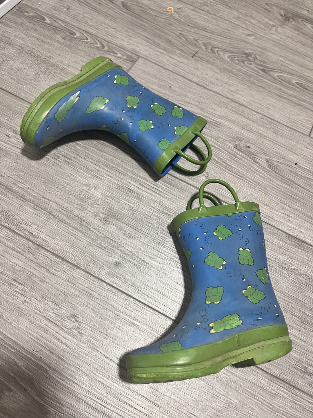 Kids' Frog Rain Boots - Size 9 - photo 2