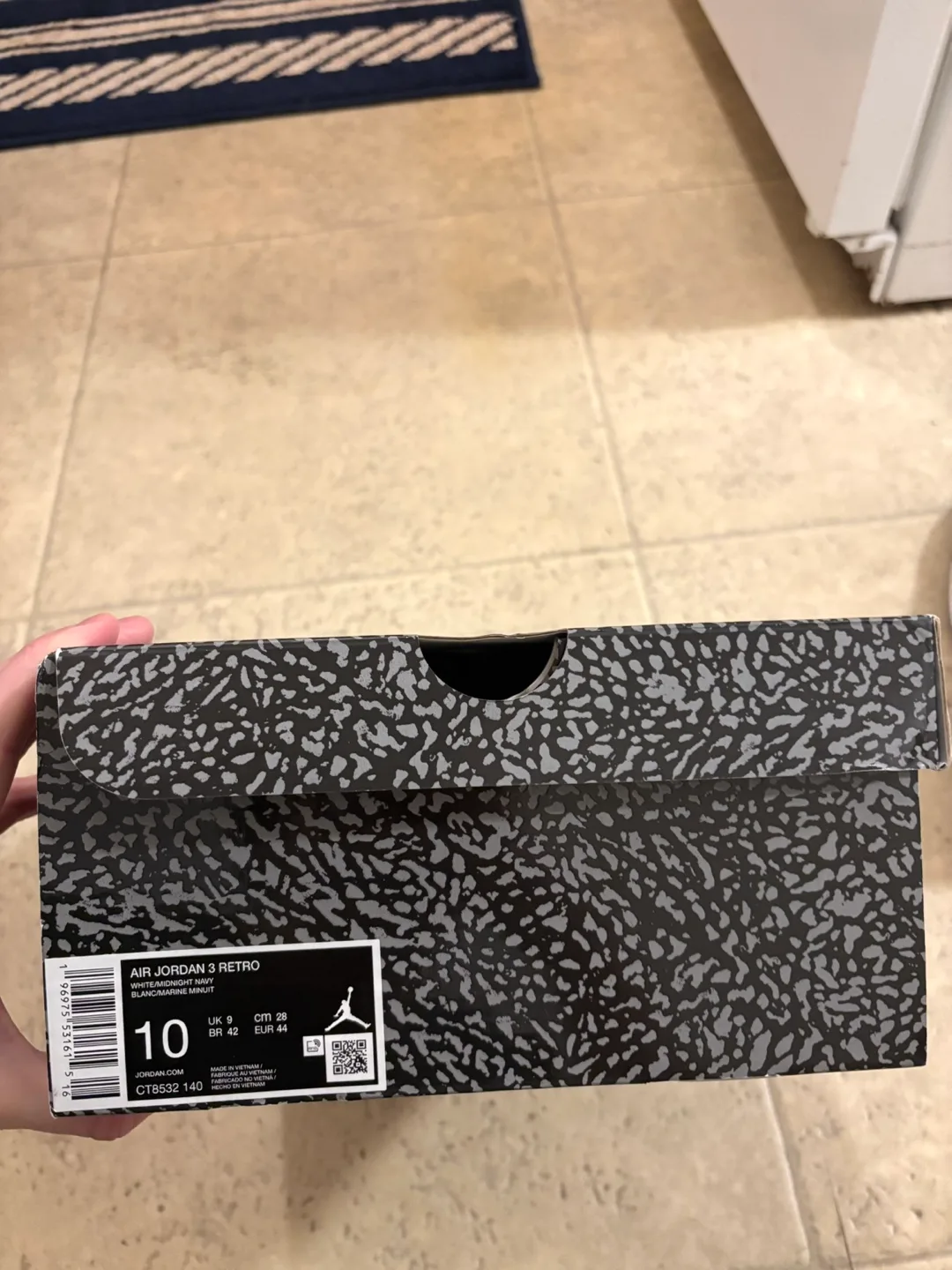 Jordan 3 Retro Midnight Navy image indicator(9)