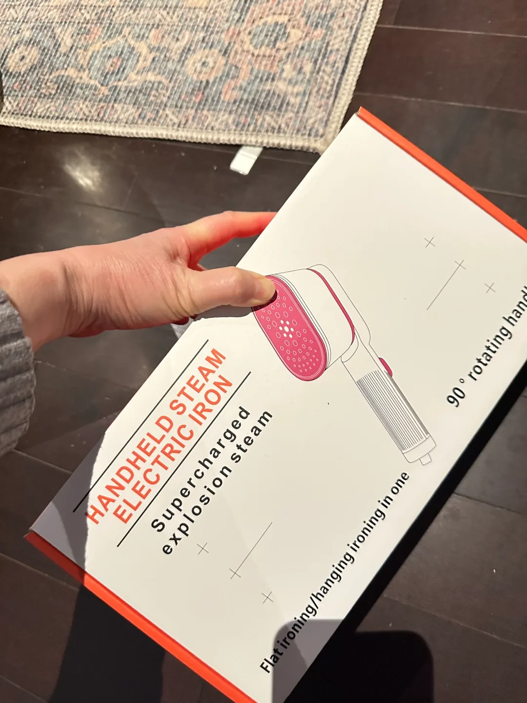 Portable Handheld Garment Steamer - Fast Wrinkle Removal image indicator(8)