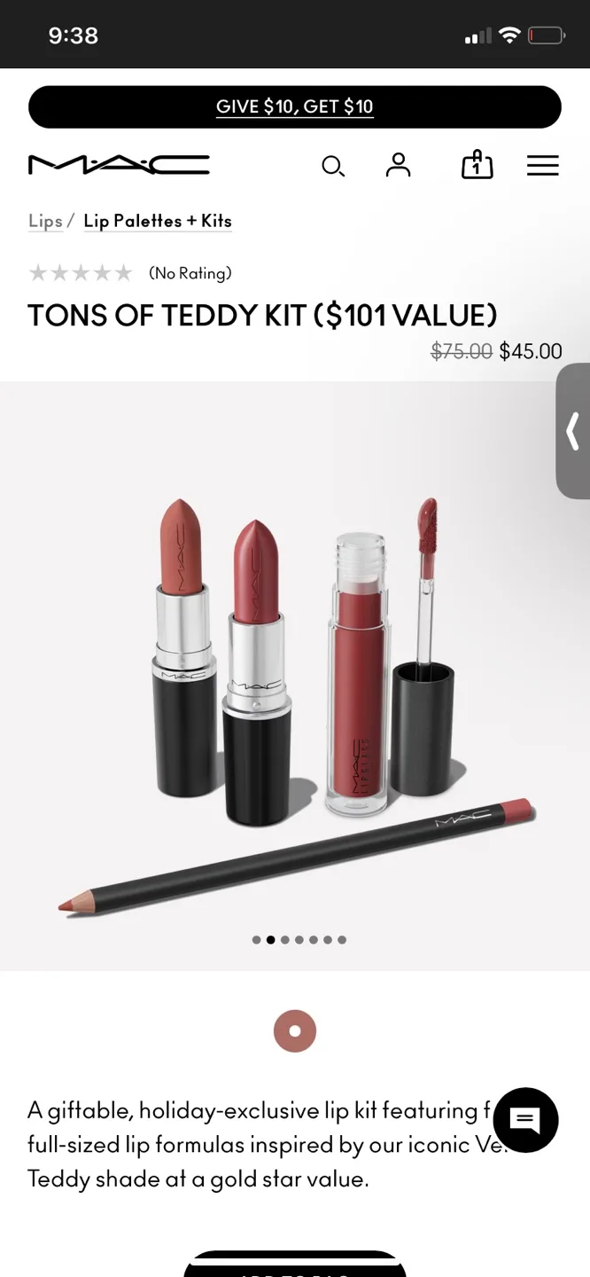 (Wanted!!!) MAC Tons of Teddy Lip Kit - Holiday Exclusive image indicator(2)