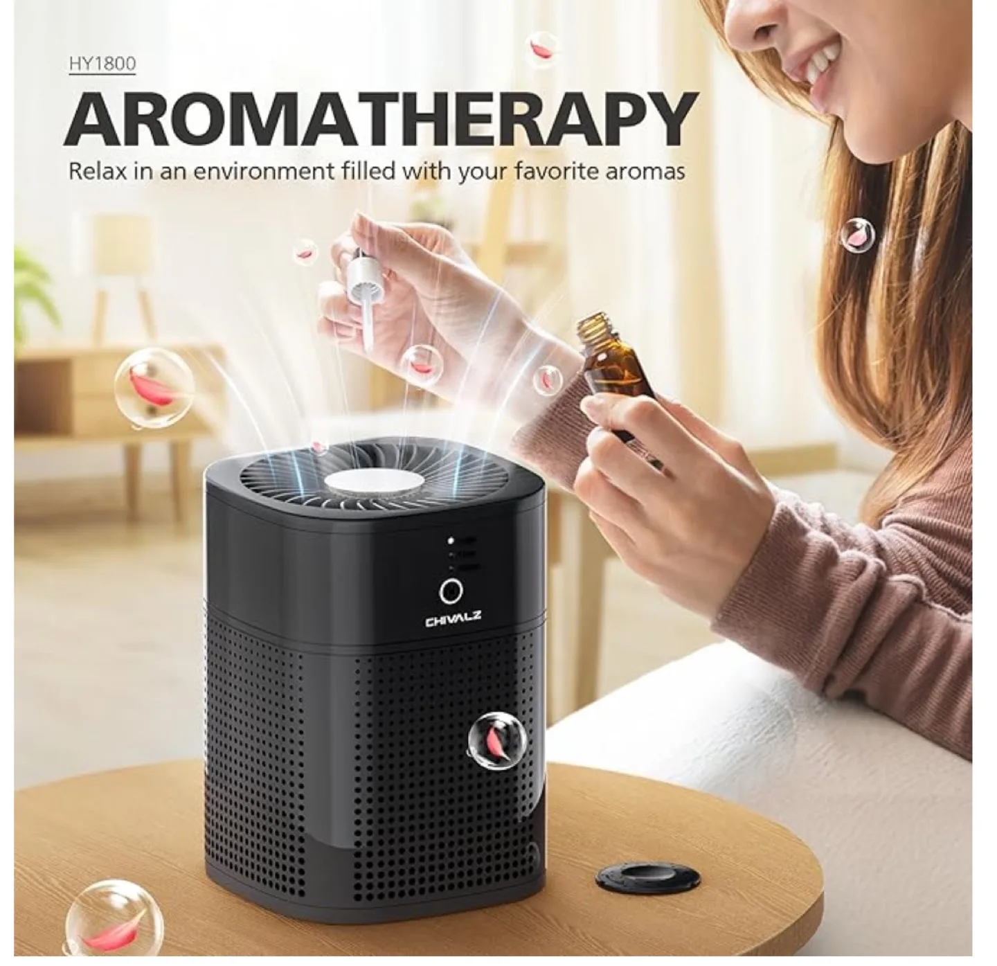 Brand new Air Purifier with Aromatherapy Function image indicator(5)