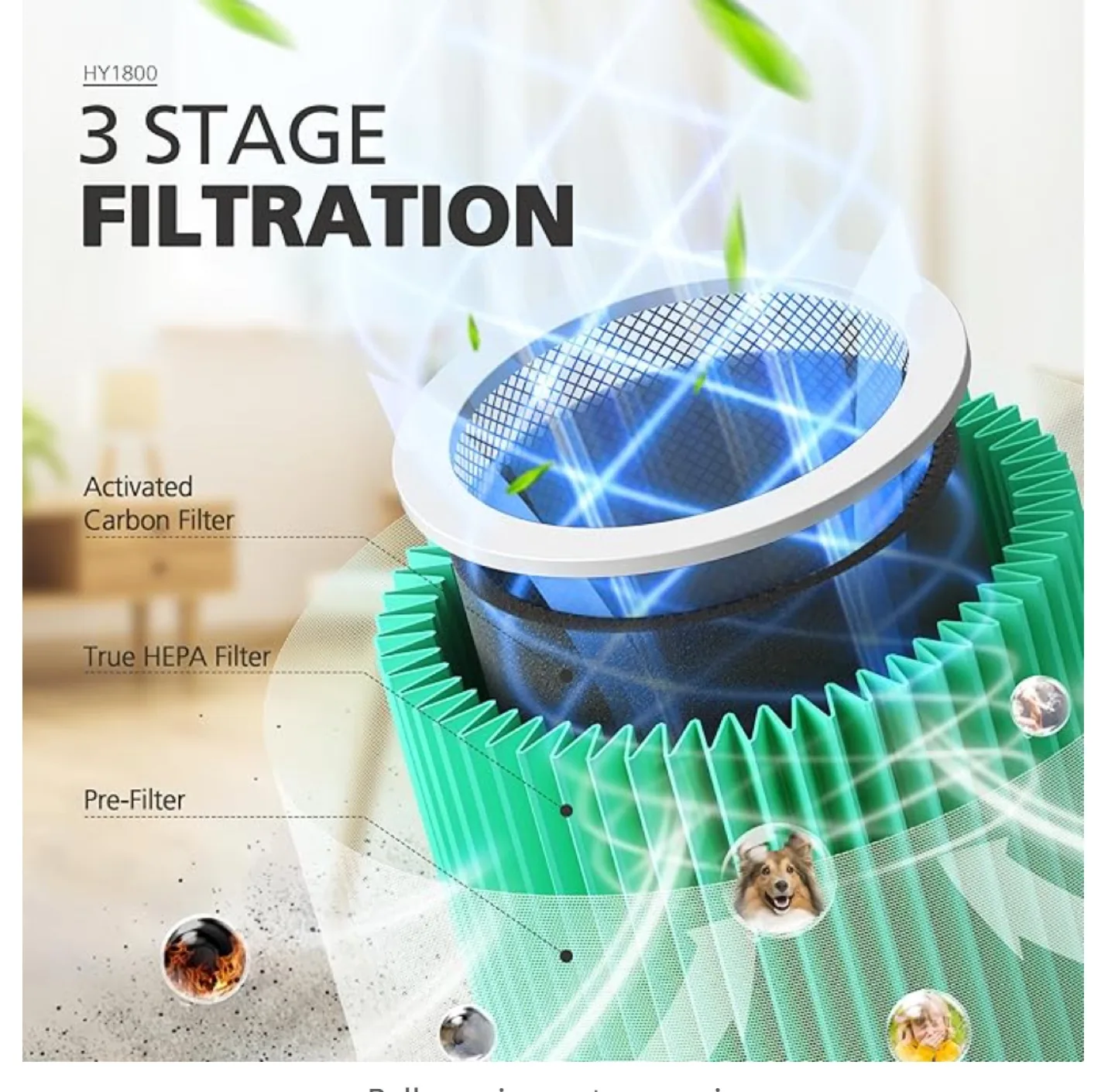 Brand new Air Purifier with Aromatherapy Function image indicator(4)