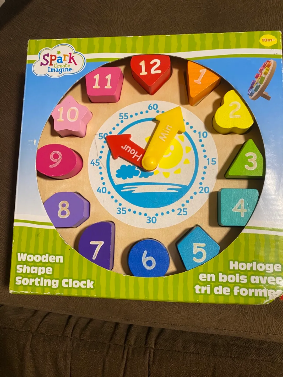 Spark  Create Imagin wooden shape Sorting Clock🧡 image indicator(4)