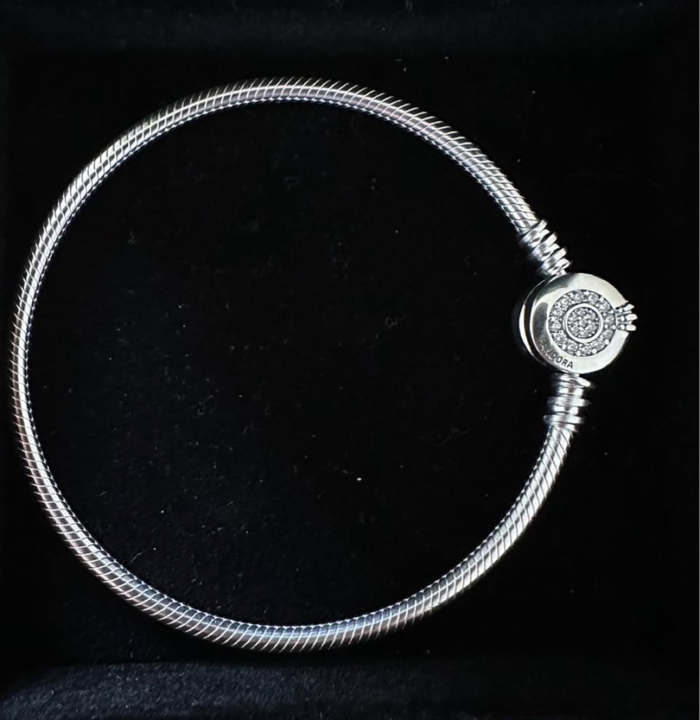 Pandora Moments Sparkling Crown O Snake Chain Bracelet - photo 2