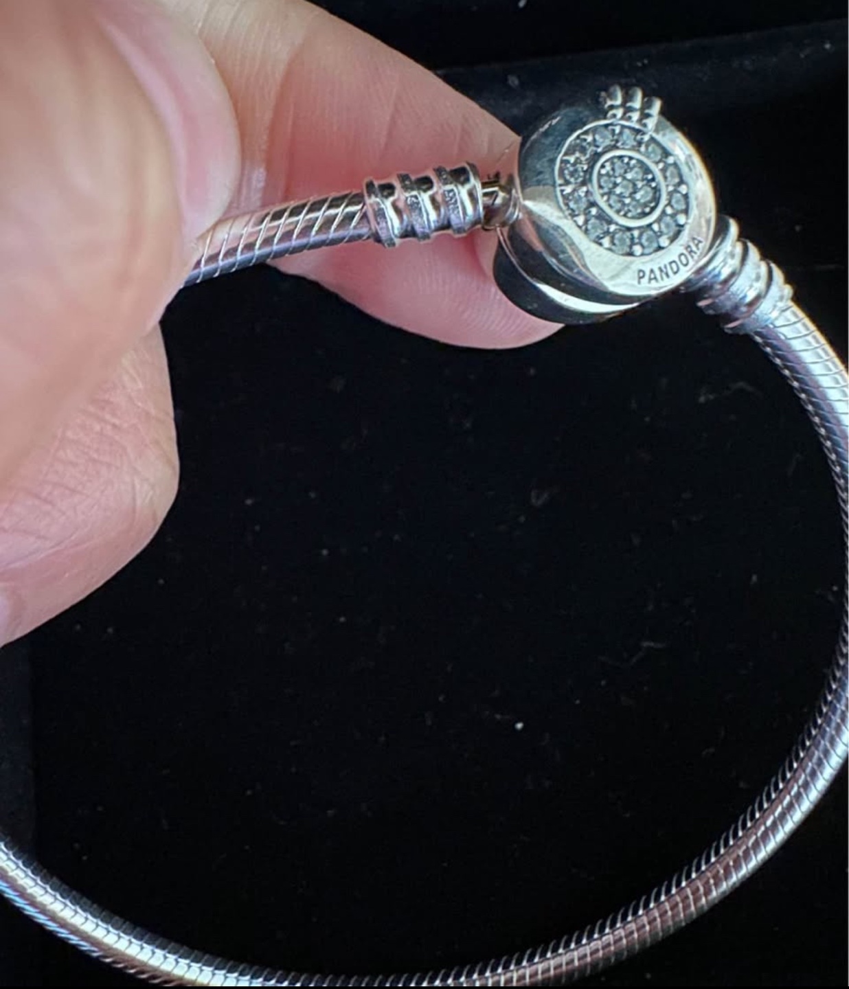 Pandora Moments Sparkling Crown O Snake Chain Bracelet - photo 3