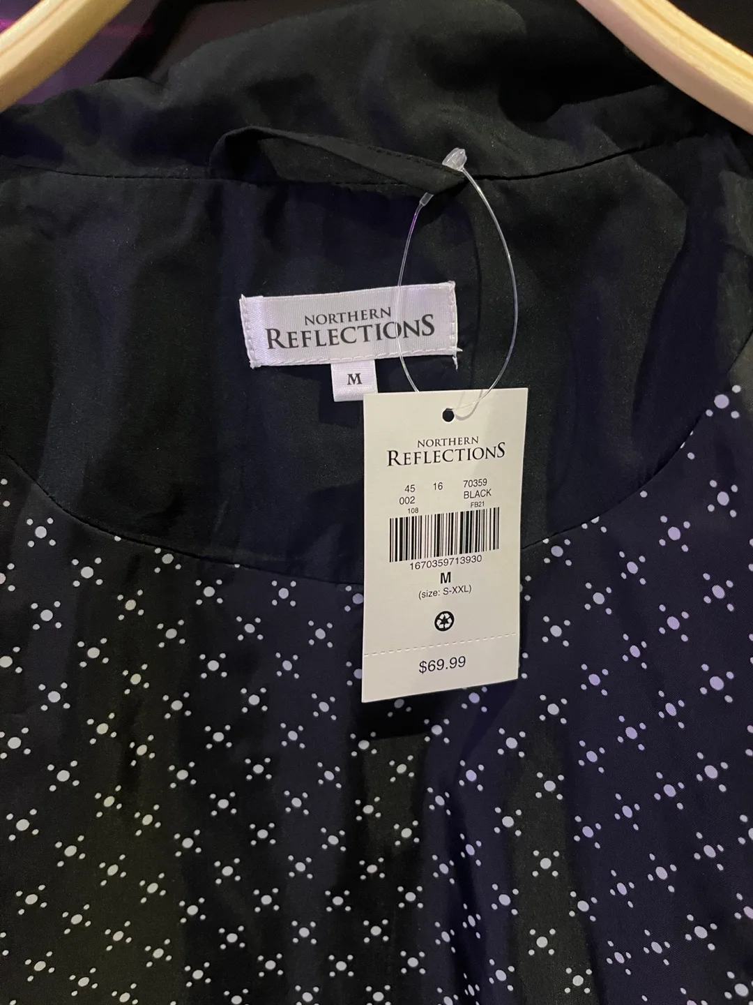 Women's Black Quilted Vest - Size Medium image indicator(2)