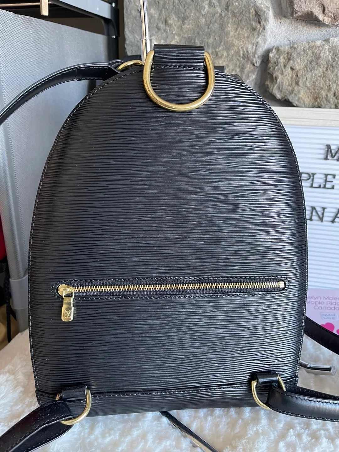 Louis Vuitton Mabillon Epi Leather Backpack 🧡 image indicator(5)