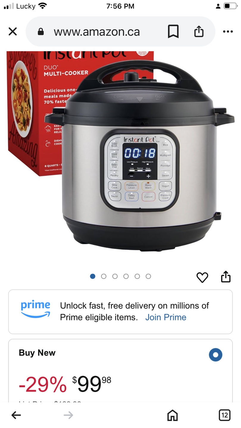 🧡Instant Pot Duo 6-Quart Multi-Cooker