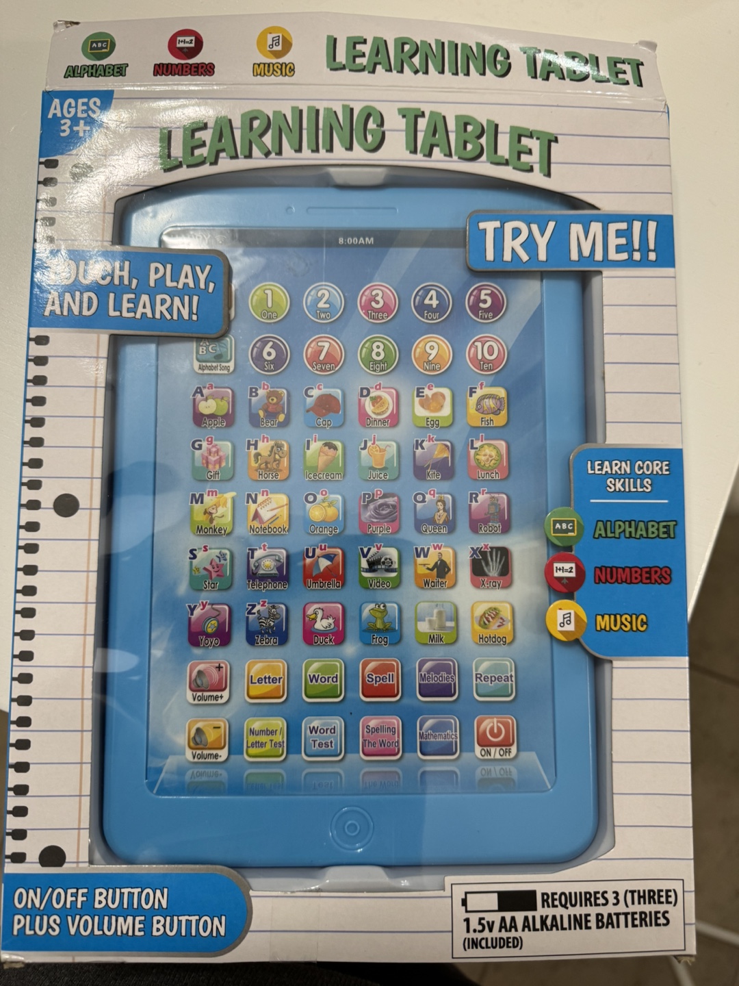 Kids Learning Tablet Toy EUC like new