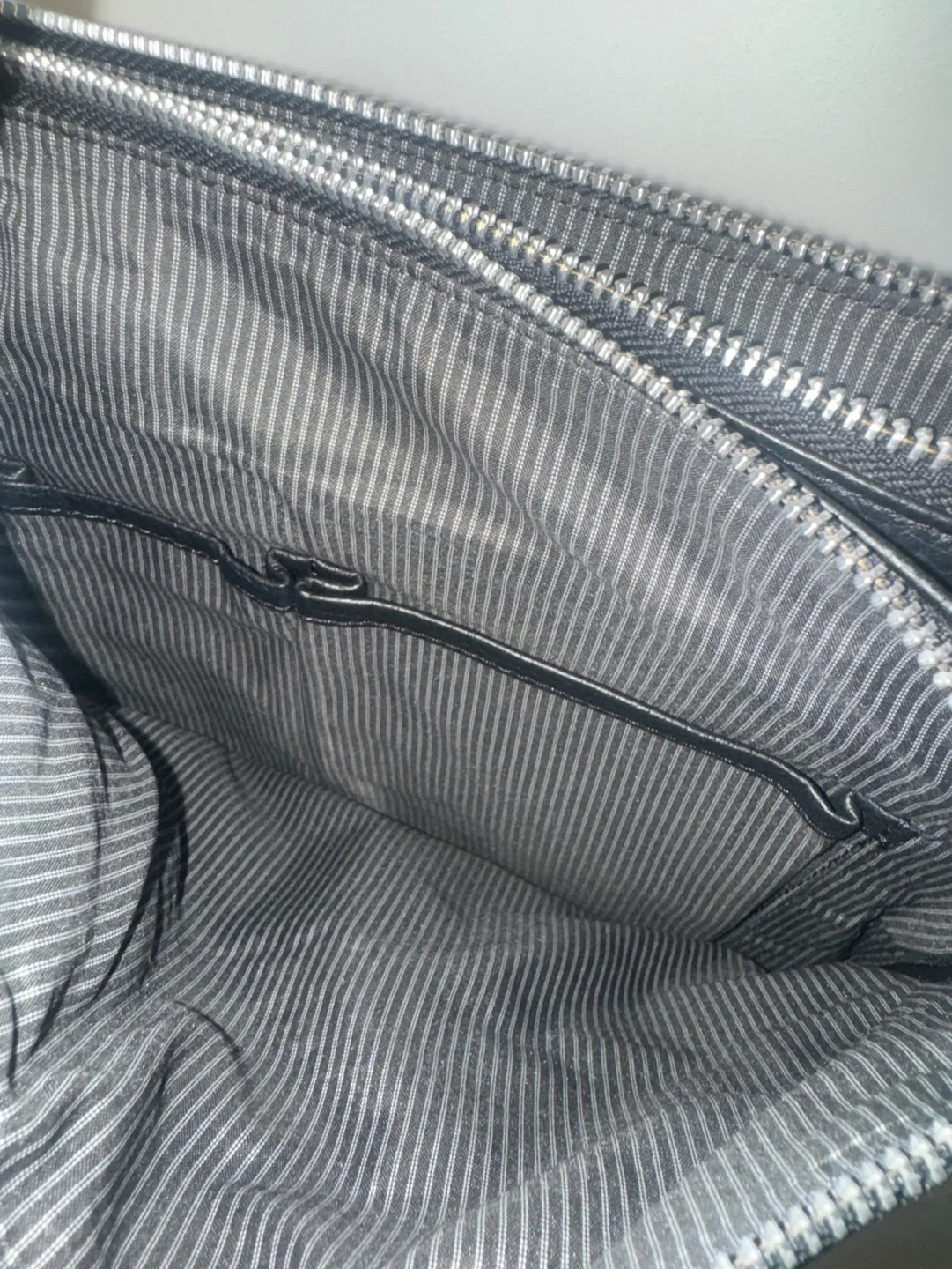 Black Leather Crossbody Bag image indicator(3)