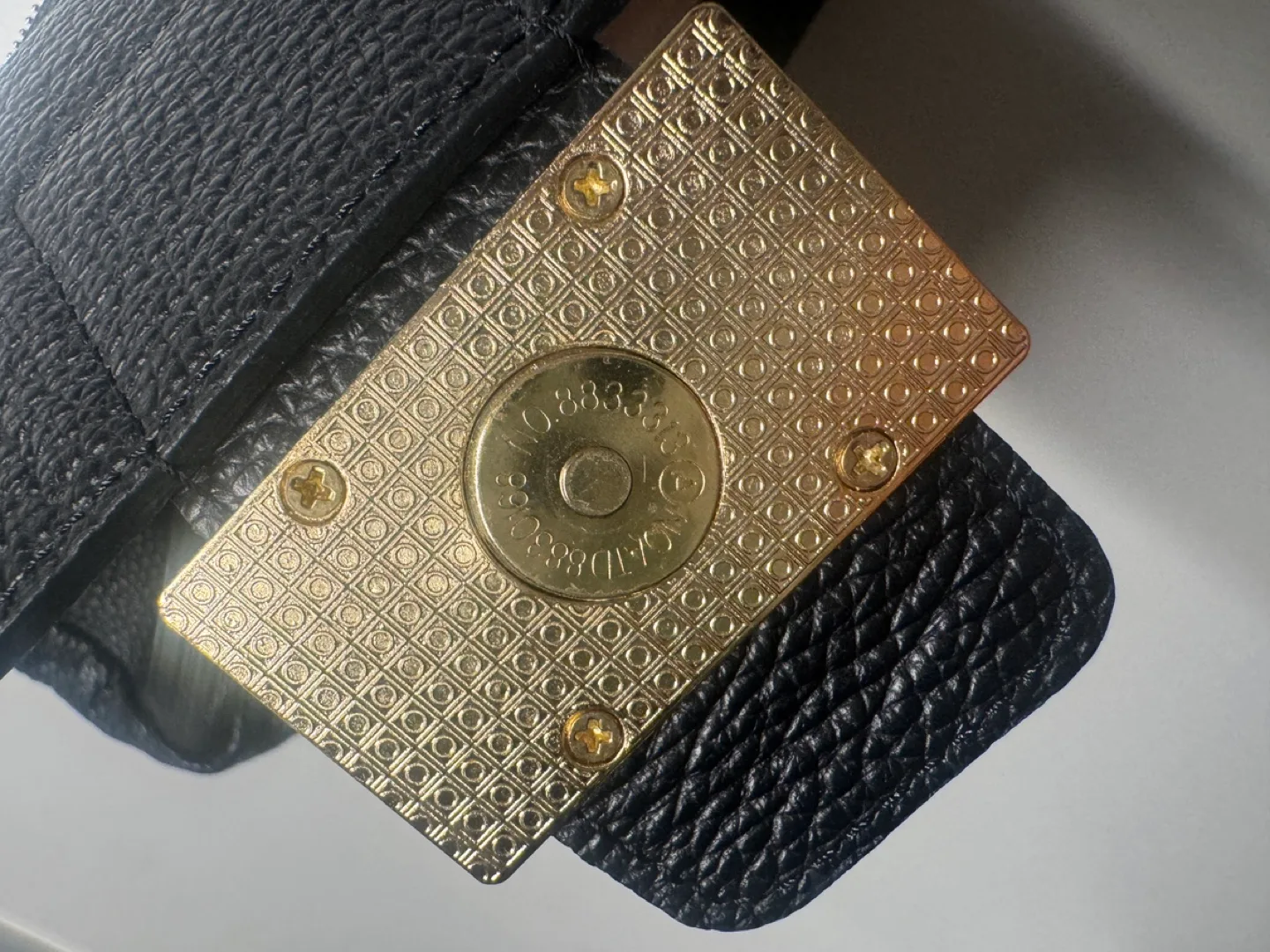 Divina Firenze Black Leather Crossbody Bag image indicator(5)