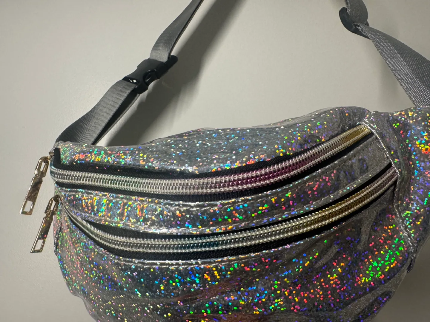 Silver Glitter Fanny Pack image indicator(2)