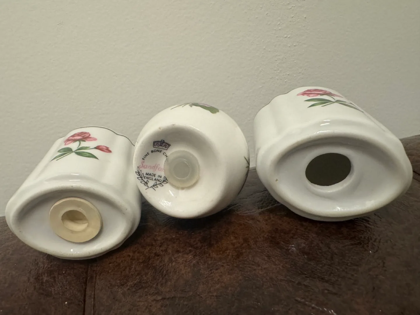 Vintage Sandford Fine Bone China Salt and Pepper Shakers image indicator(3)