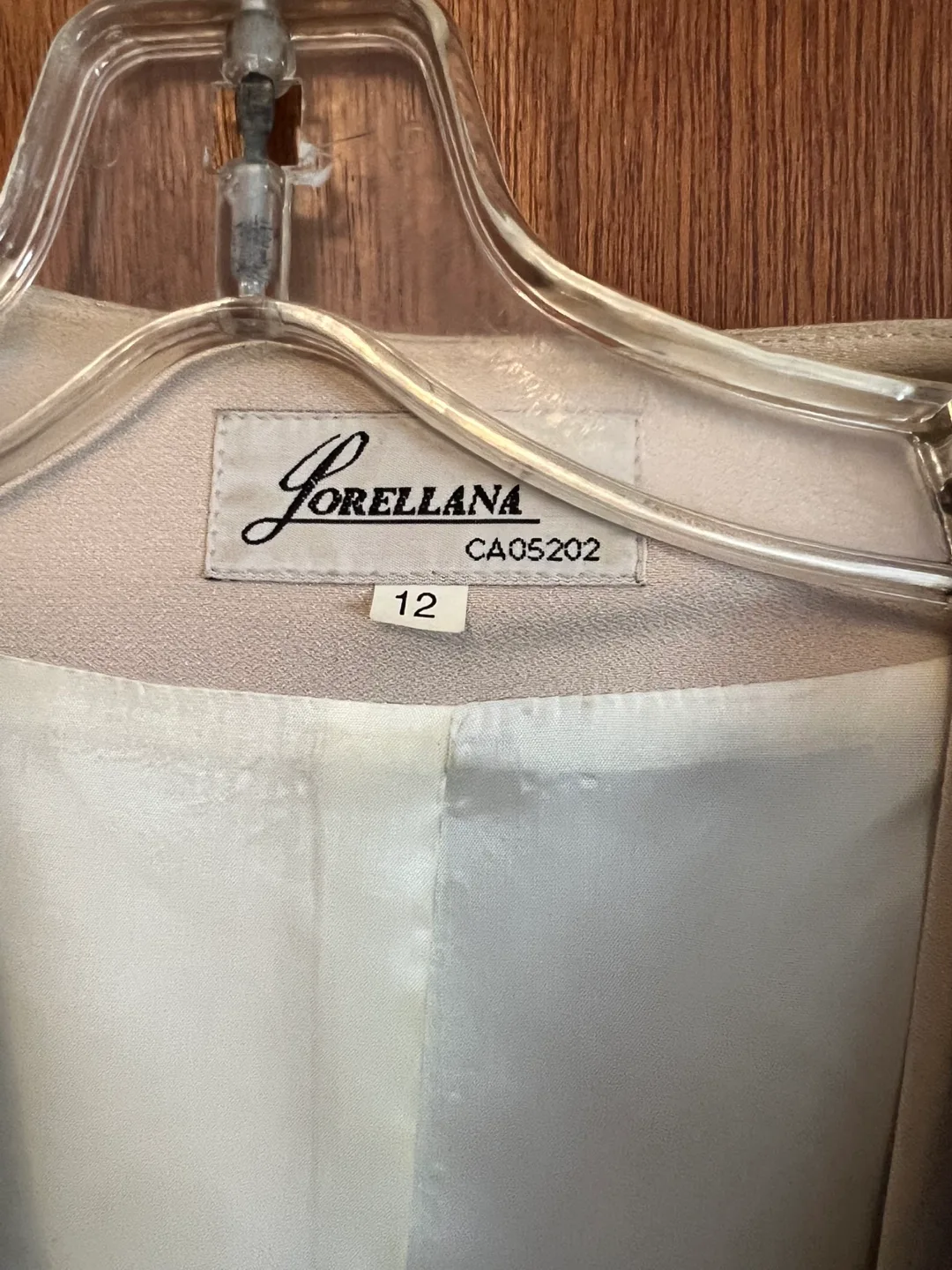 Beautiful Beige Dress Suit with Beaded Detail image indicator(7)