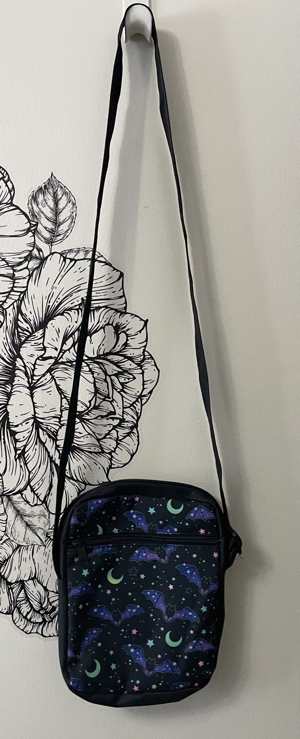 Cute Bat and Moon Crossbody Bag - photo 2