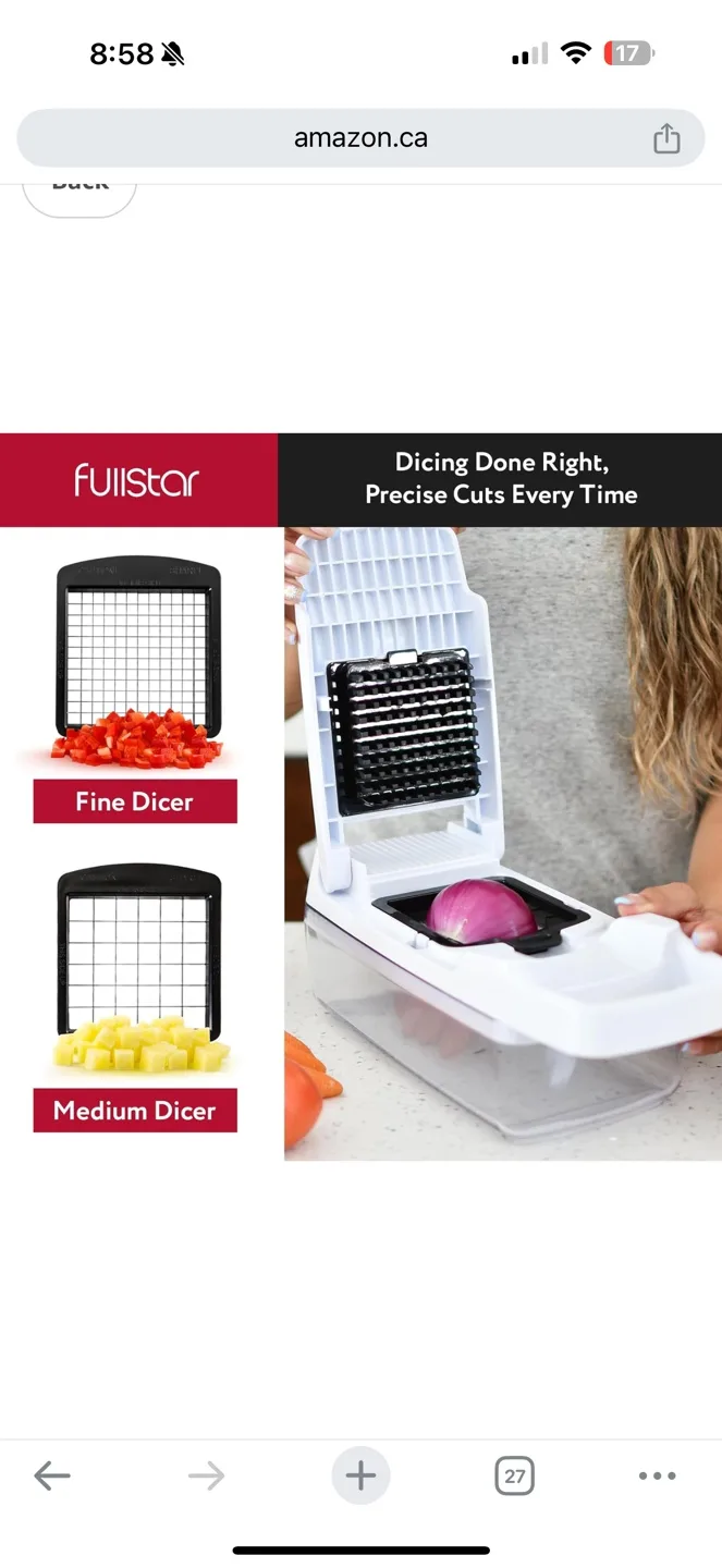 Fullstar 9-in-1 Vegetable Chopper Mandoline Slicer image indicator(3)