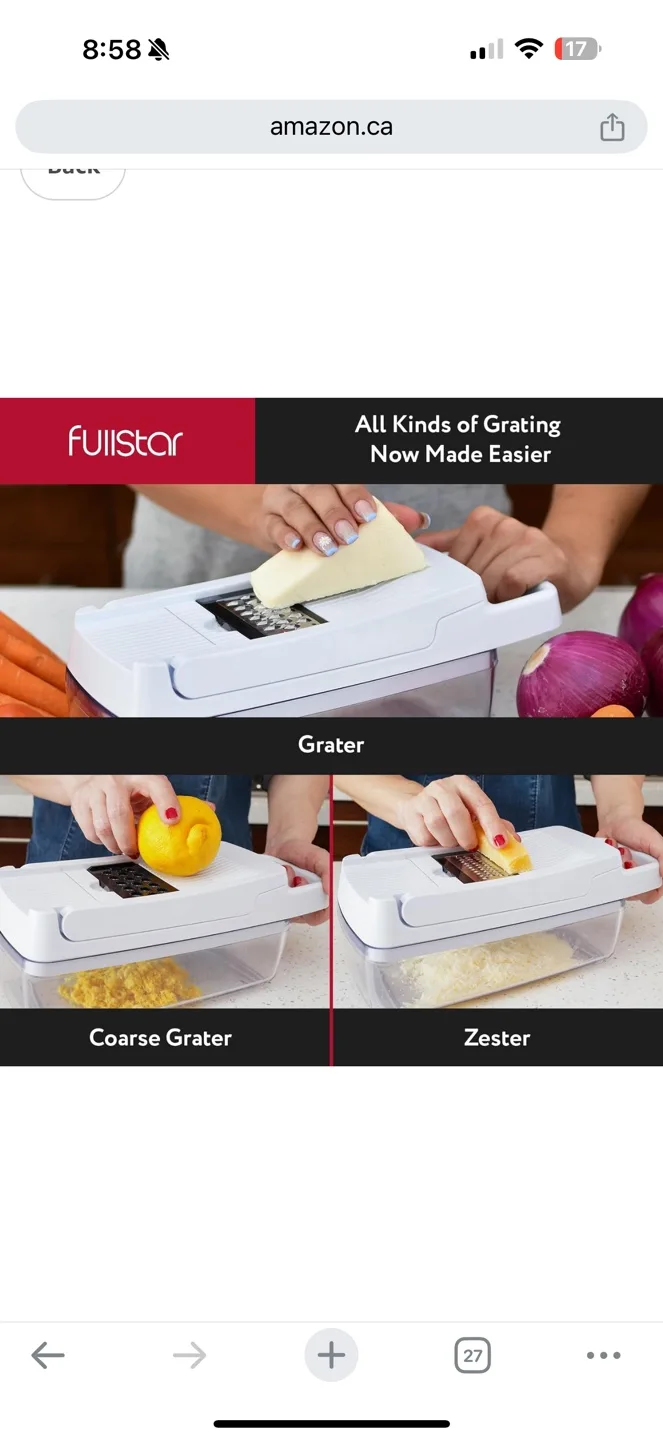 Fullstar 9-in-1 Vegetable Chopper Mandoline Slicer image indicator(5)