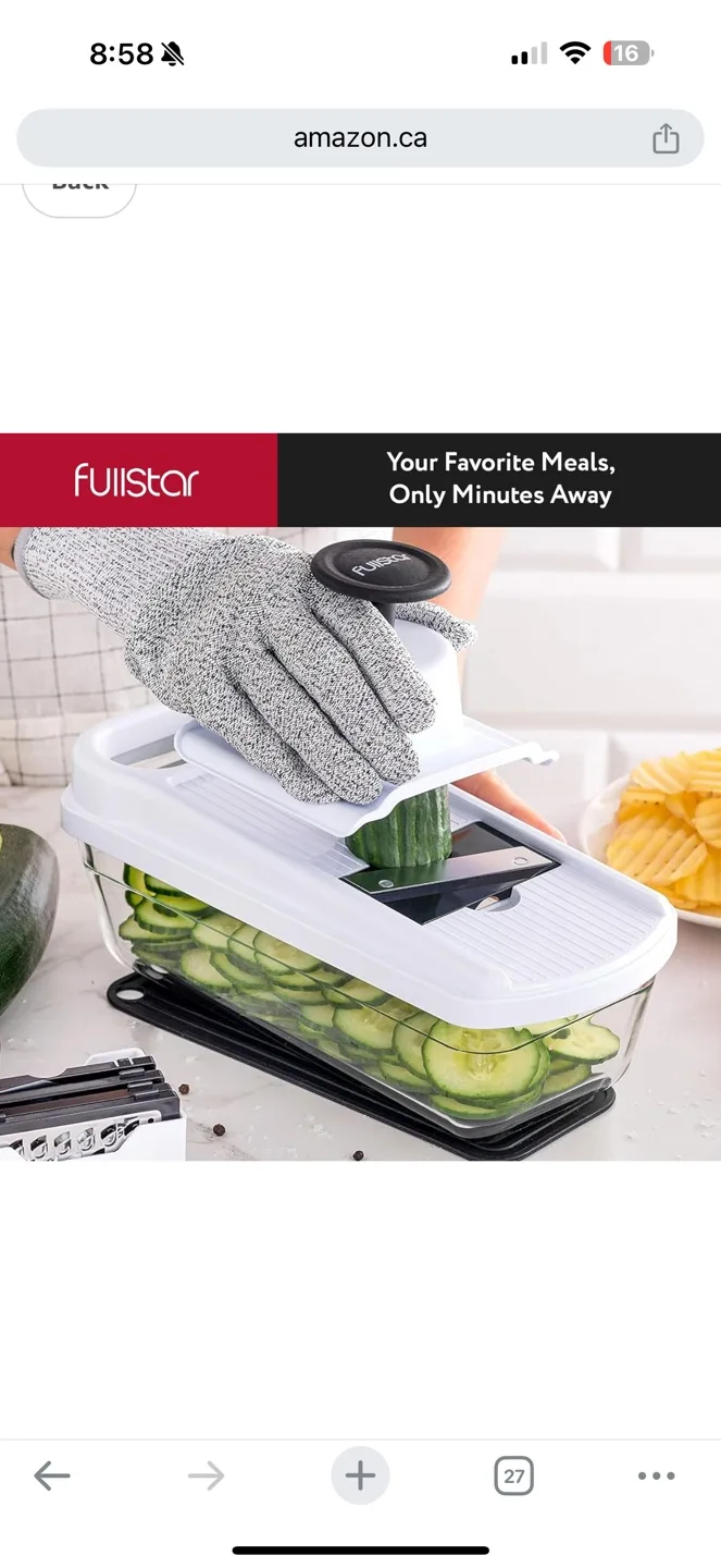 Fullstar 9-in-1 Vegetable Chopper Mandoline Slicer image indicator(9)