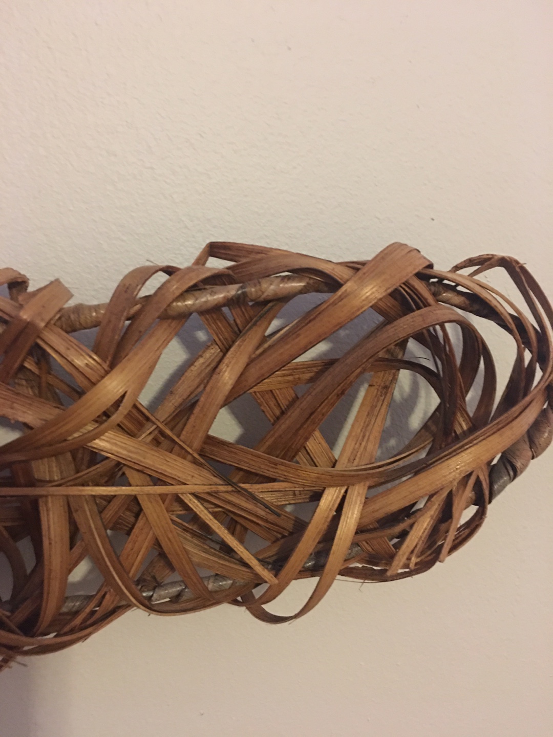 Unique Woven Bamboo Wall Hanging - photo 3