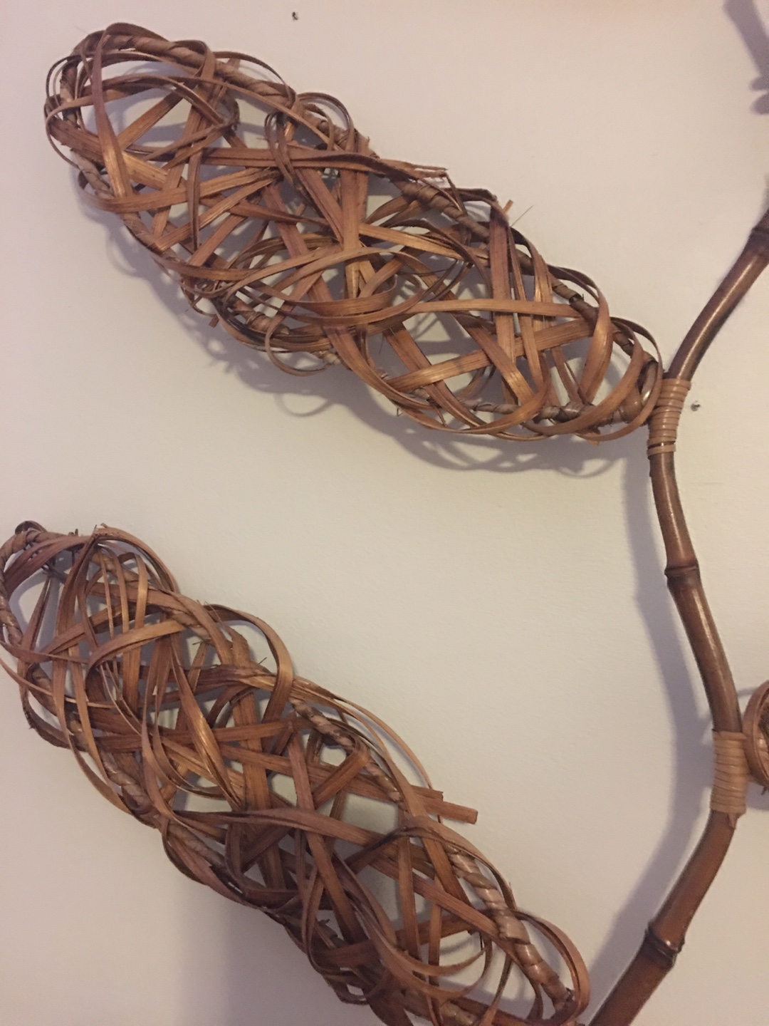 Unique Woven Bamboo Wall Hanging - photo 5