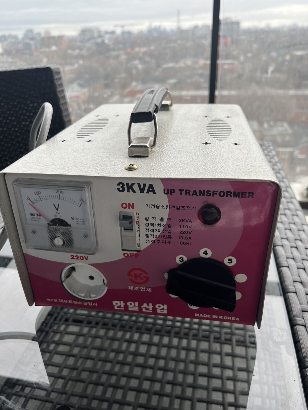 3KVA Up Transformer - Made in Korea