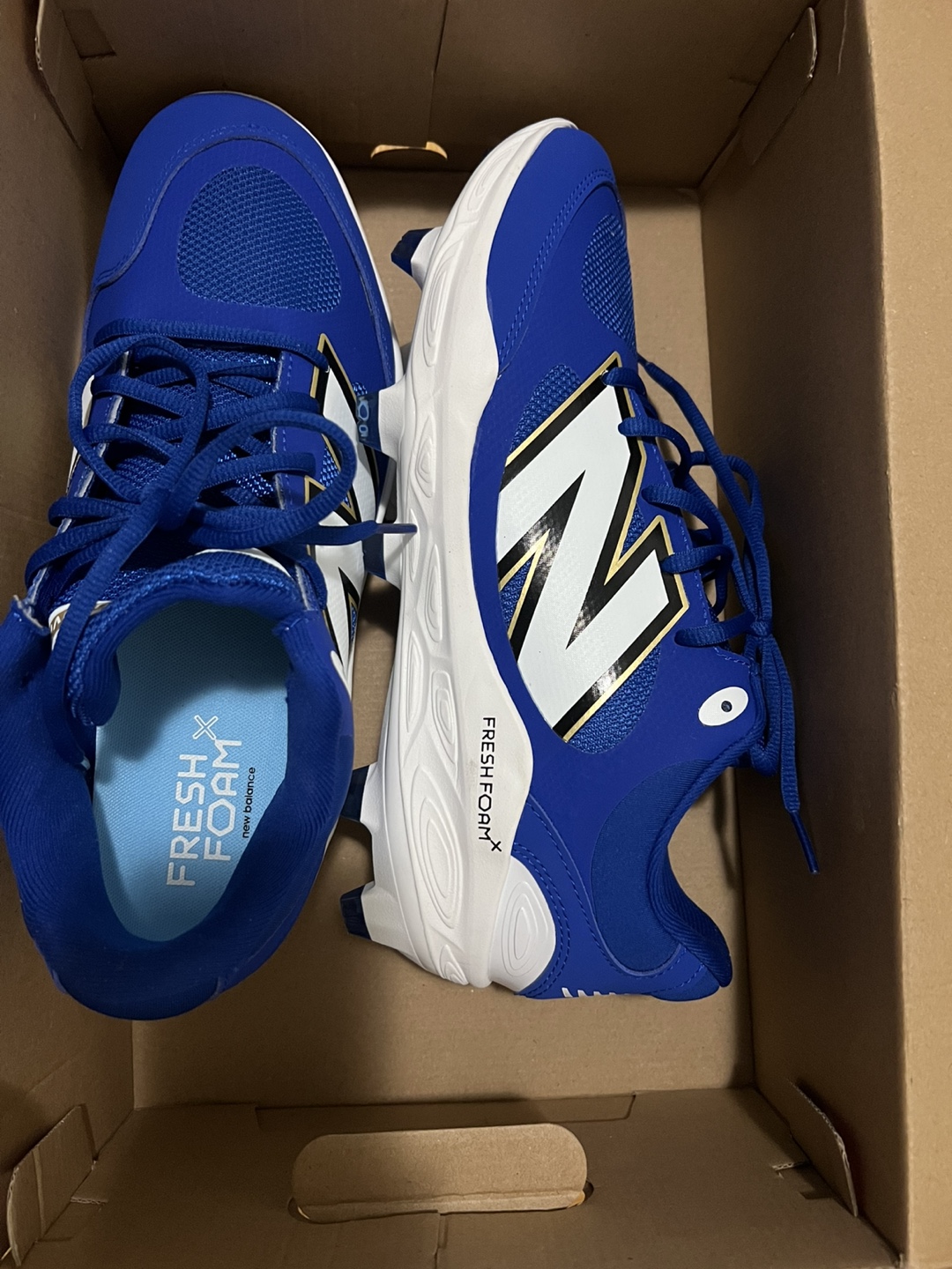 New Balance Fresh Foam 3000v7 Molded Baseball Cleats - Size 10.5