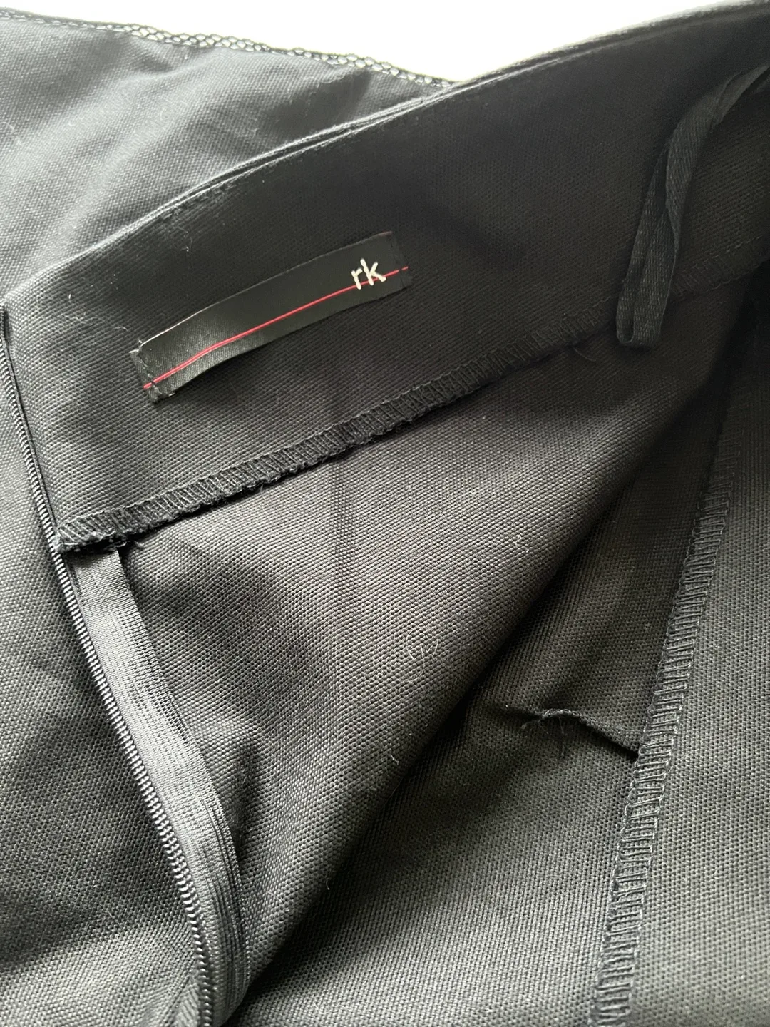 Black RK Pants with Mesh Detail image indicator(3)