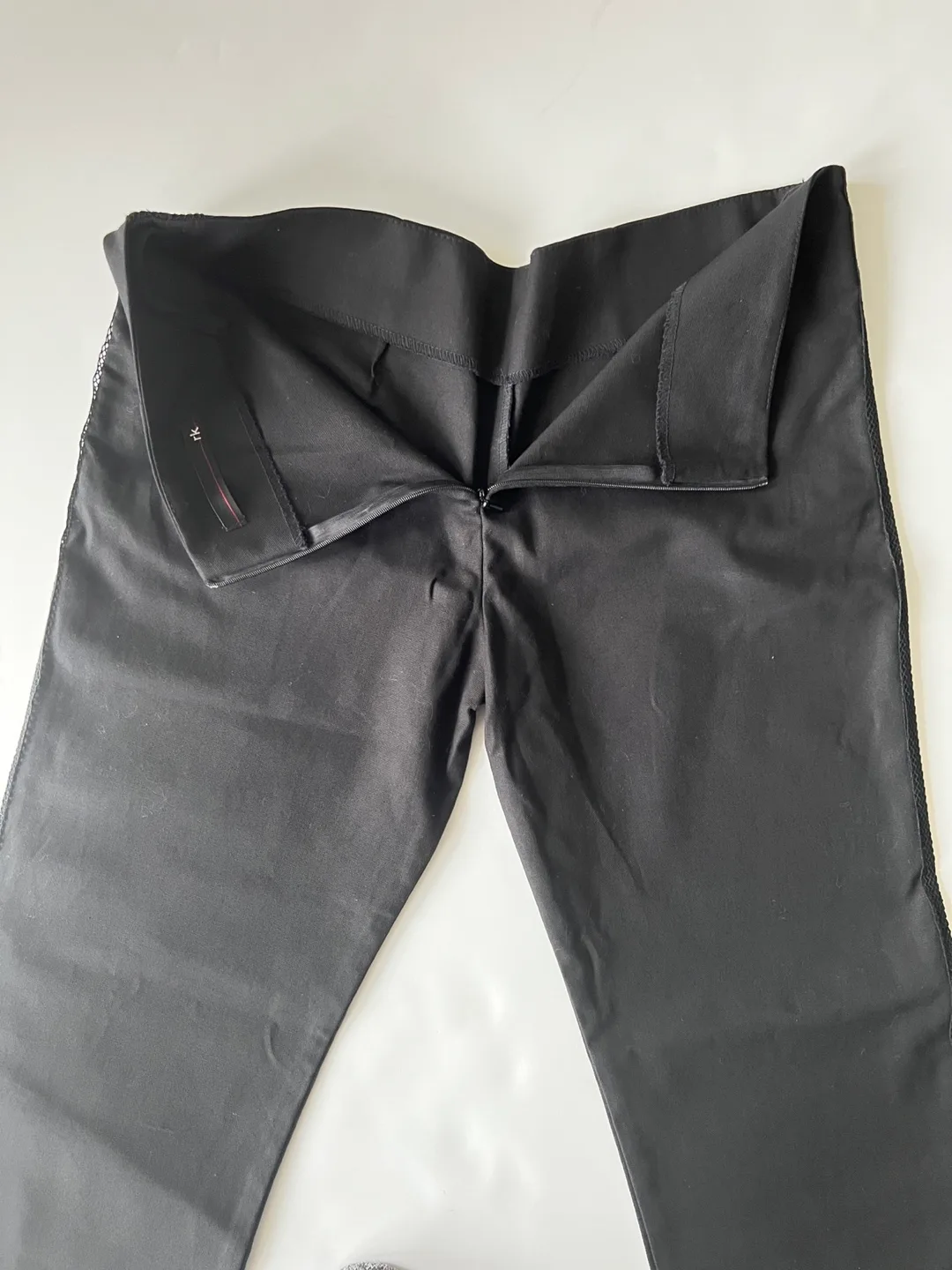 Black RK Pants with Mesh Detail image indicator(5)