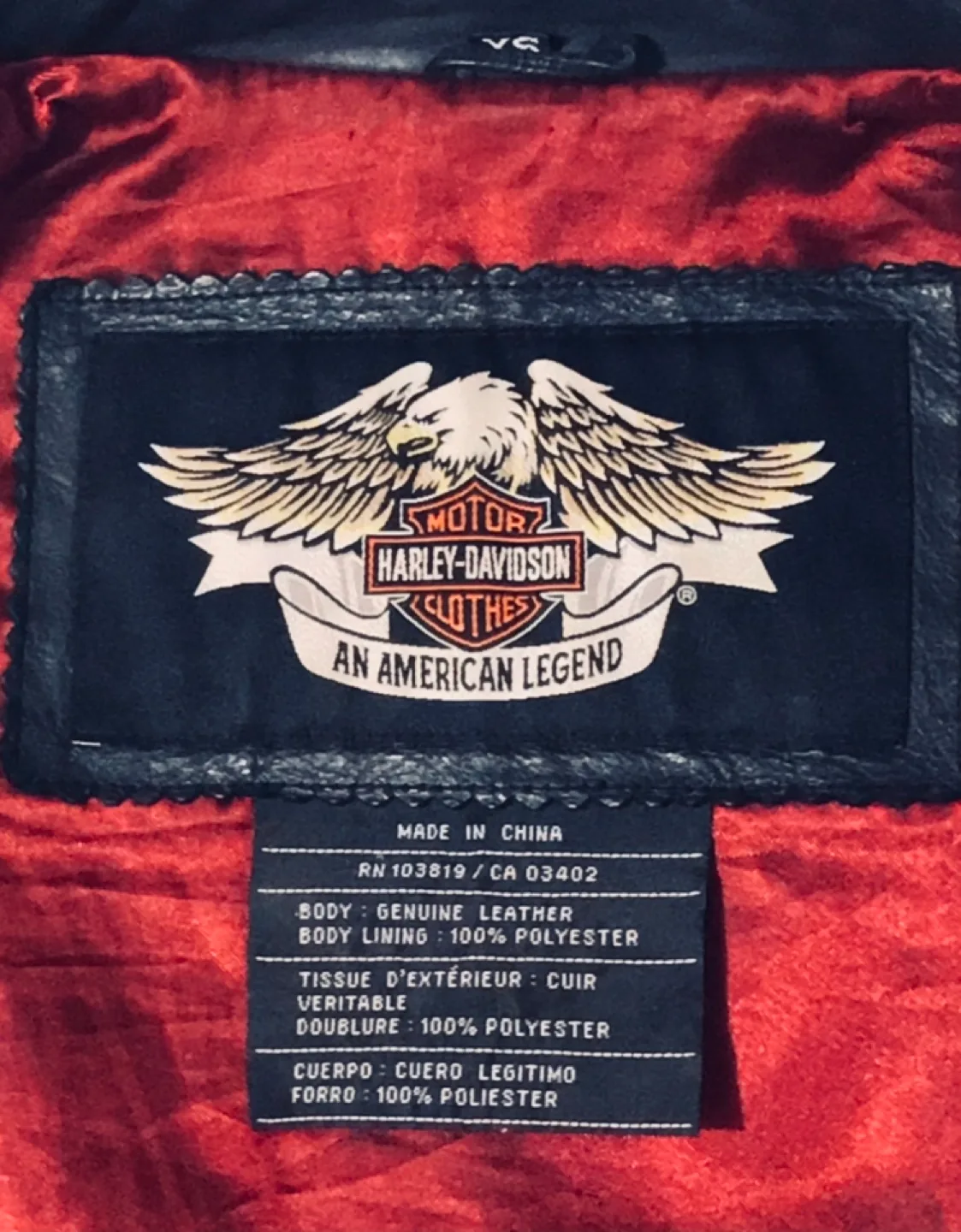 Vintage 04’ Harley Davidson Women’s Leather Jacket 🍀 image indicator(4)