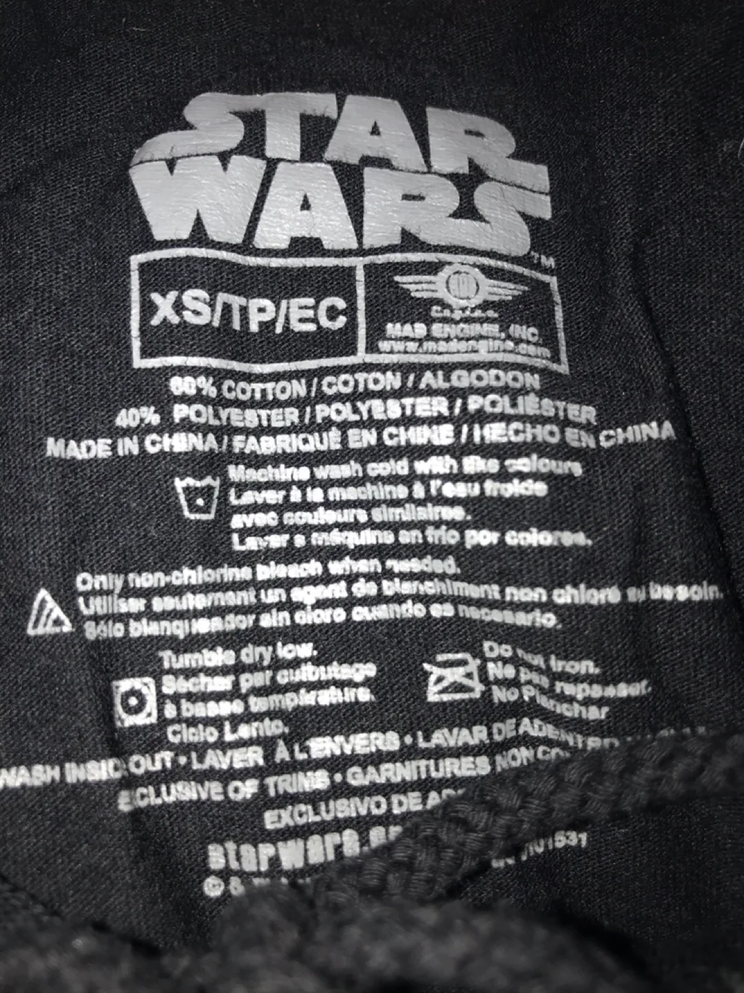 🧡Star Wars Darth Vader Graphic Tee - XS image indicator(2)
