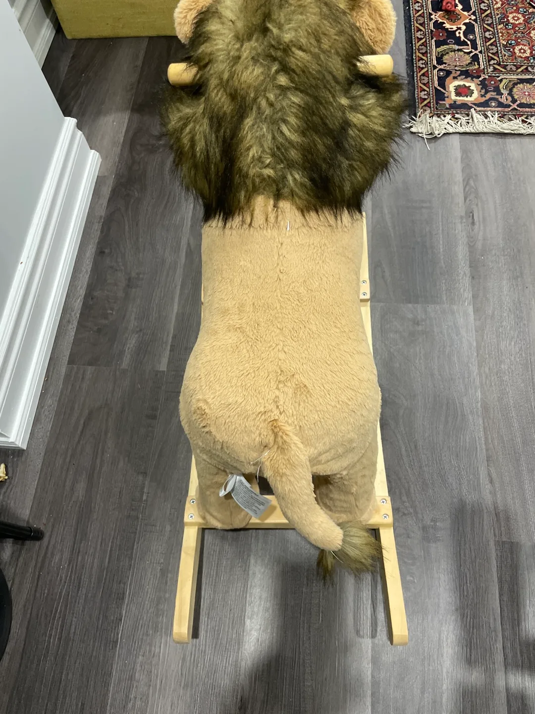 Adorable Plush Lion Rocking Animal Toy image indicator(4)