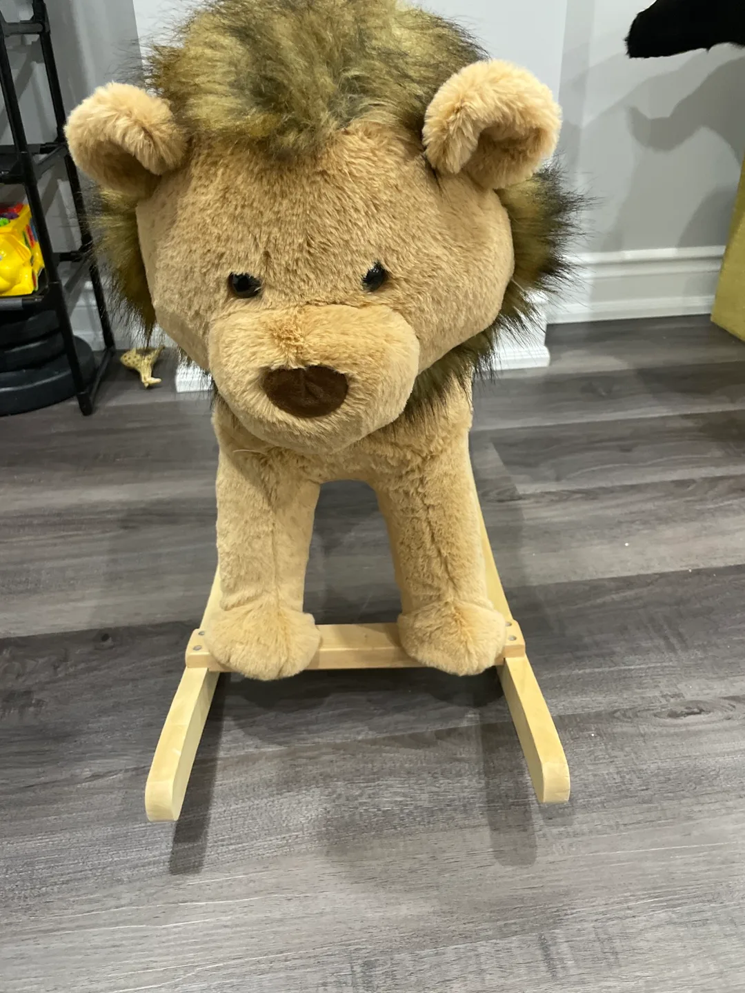 Adorable Plush Lion Rocking Animal Toy image indicator(2)