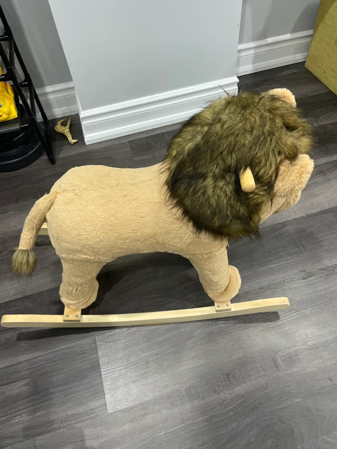 Adorable Plush Lion Rocking Animal Toy image indicator(3)