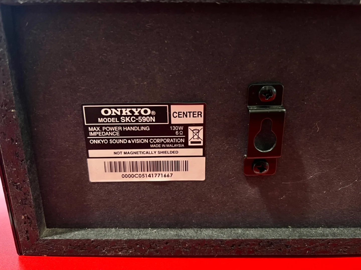 Onkyo center channel speaker, Wall mountable image indicator(3)