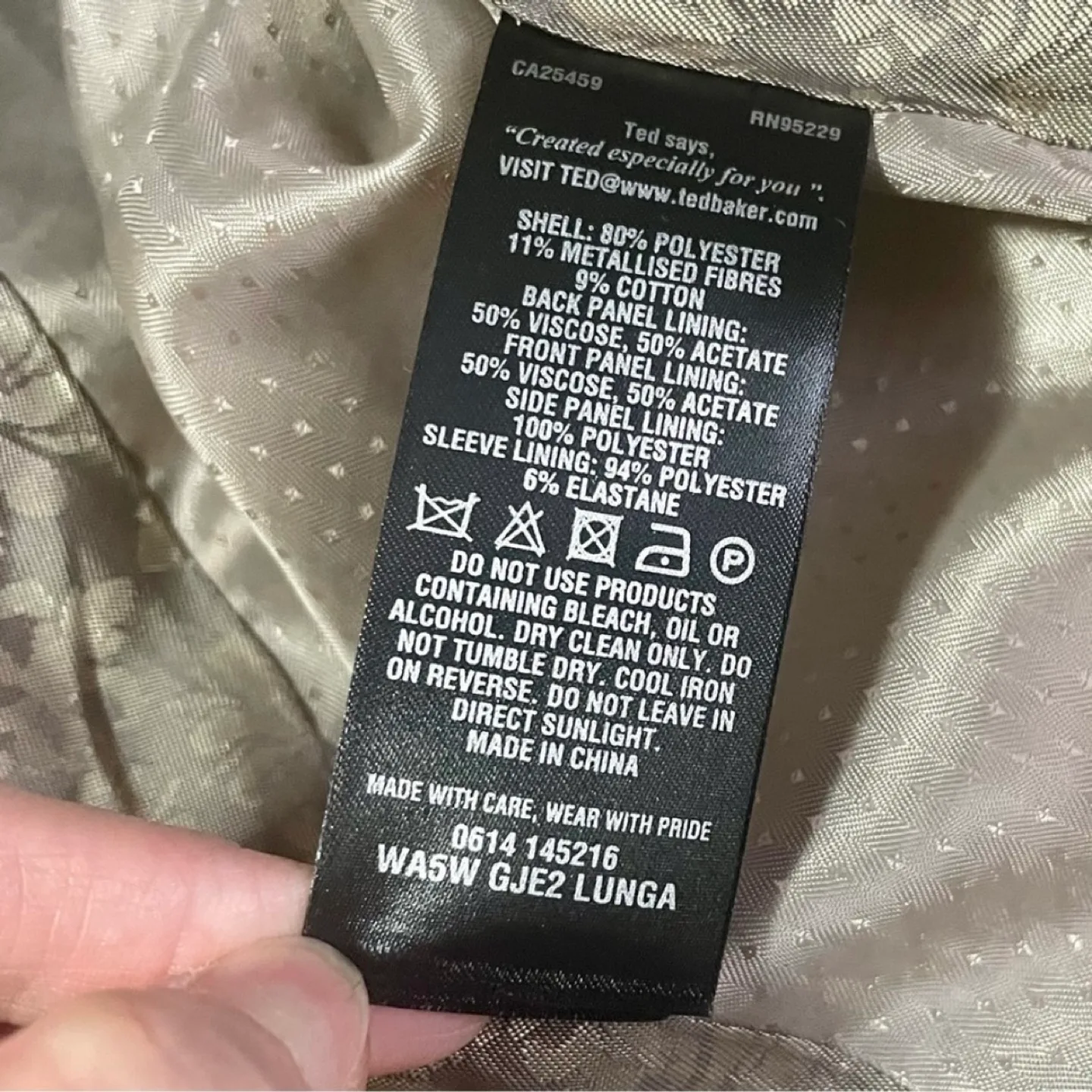 Ted Baker Lunga Cropped Blazer image indicator(10)