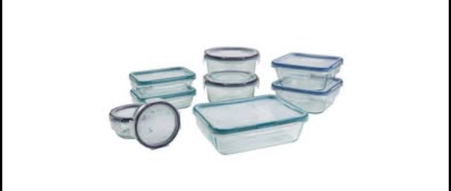 Snapware Pure Pyrex Glass 18-Piece Food Storage Set - photo 2