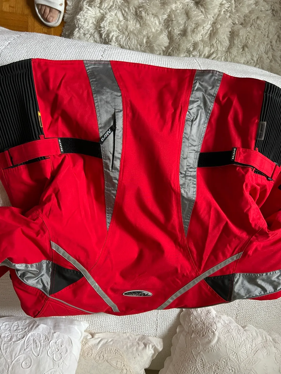 Nitro Racing Red Snowmobile Jacket - Size XL image indicator(5)