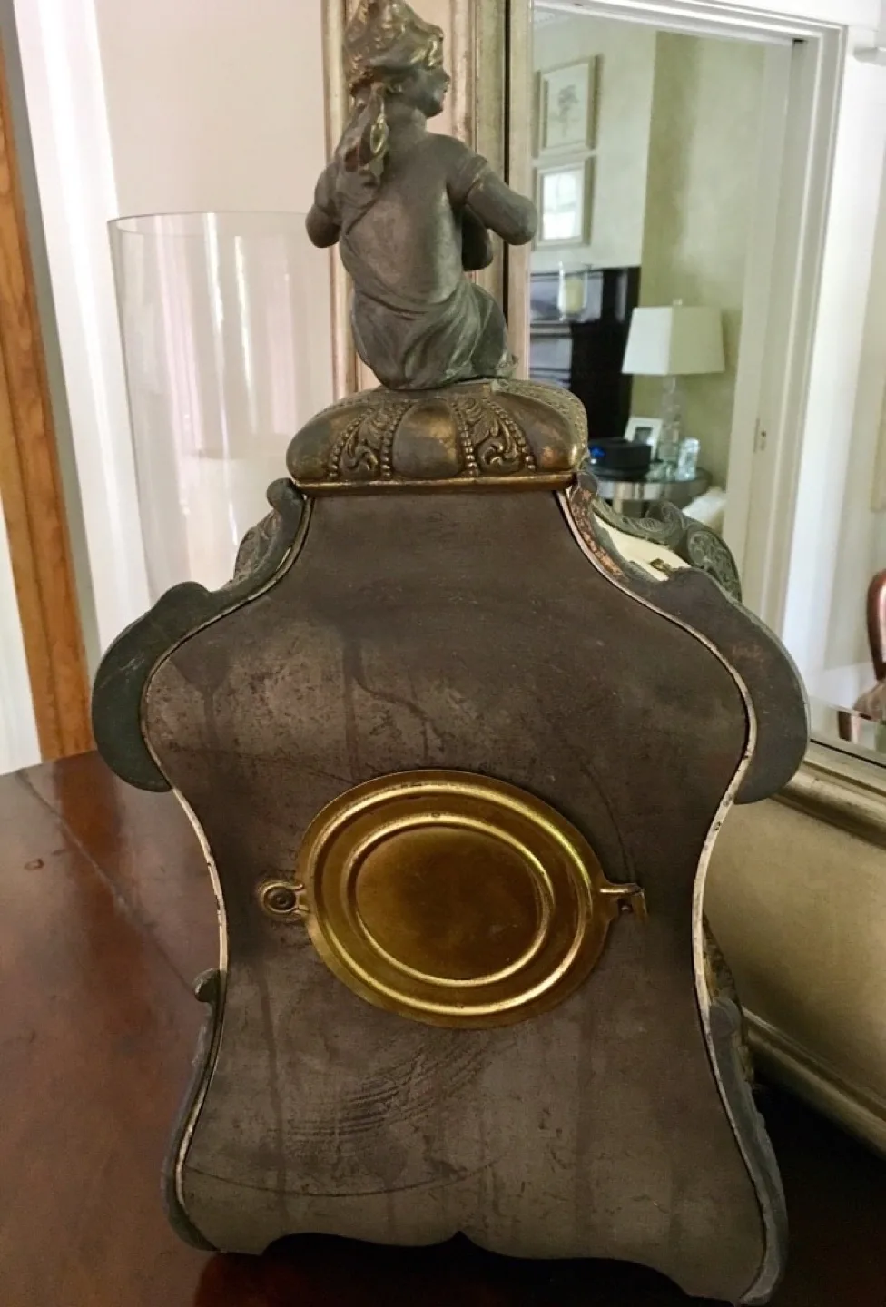 ⭐️1898, F. Kroeber Clock Co. antique French-style mantel clock⭐️ image indicator(5)