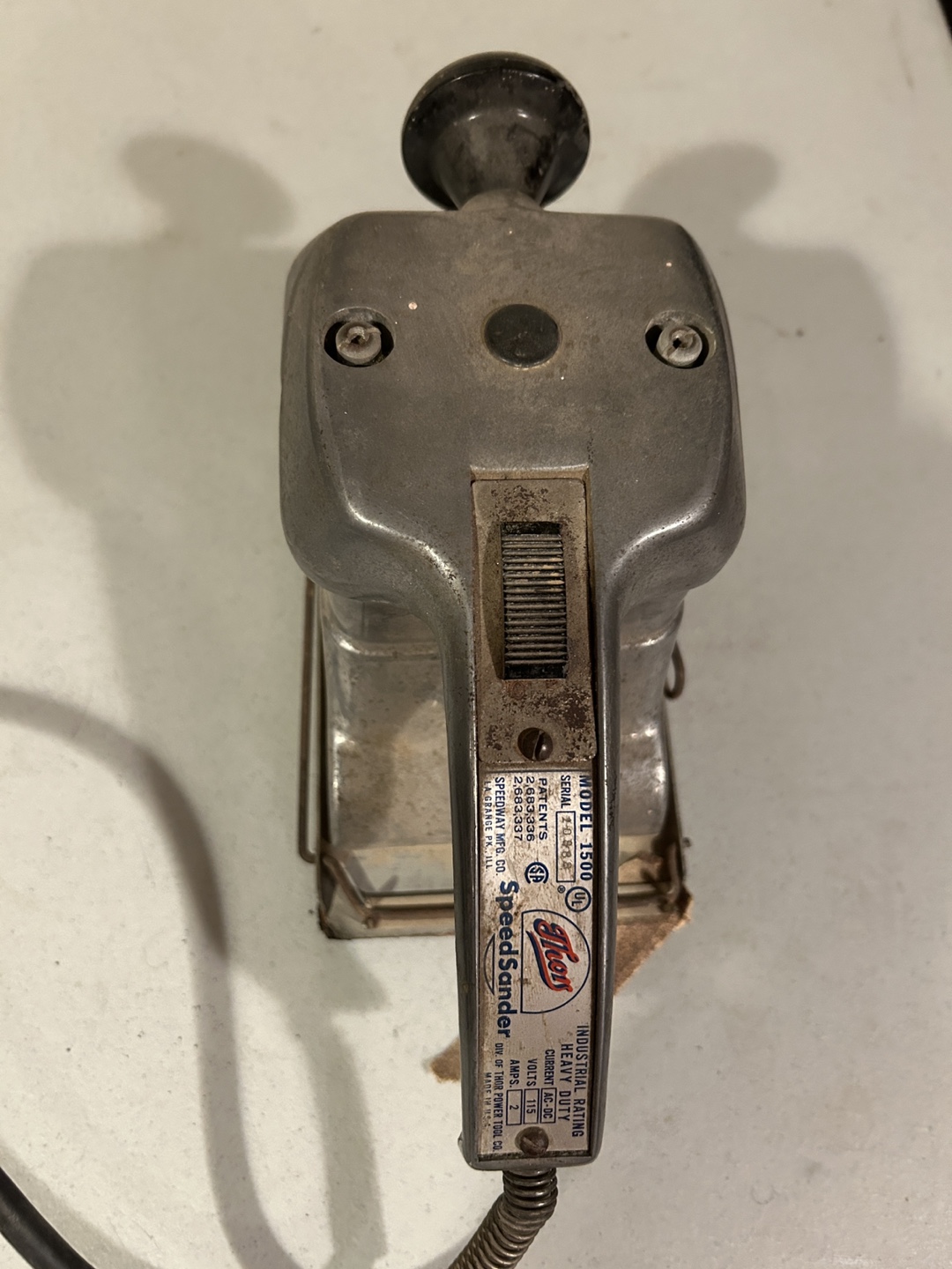 Thor vintage sander